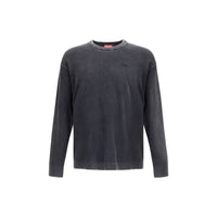 Diesel Gray Cotton Sweatshirt