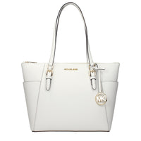 Michael Kors White Leather Shoulder Bag