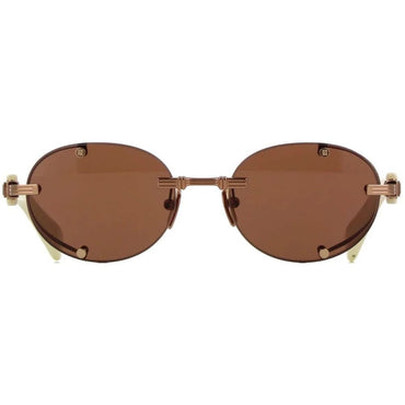 Balmain Brown Acetate Sunglasses