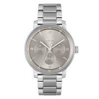 Hugo Boss Gray Stainless Steel Dress Watch