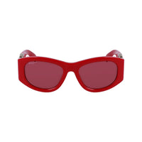 Ferragamo Red Acetate Sunglasses