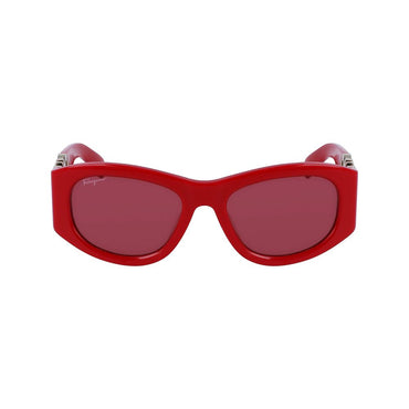 Ferragamo Red Acetate Sunglasses