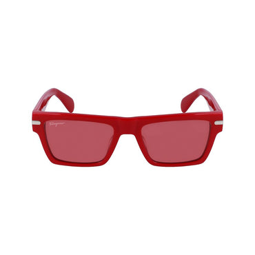 Ferragamo Red Acetate Sunglasses