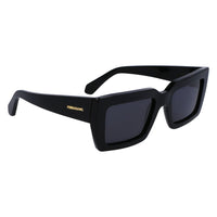 Ferragamo Black Acetate Sunglasses