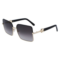 Ferragamo Gold Metal Sunglasses