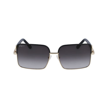 Ferragamo Gold Metal Sunglasses