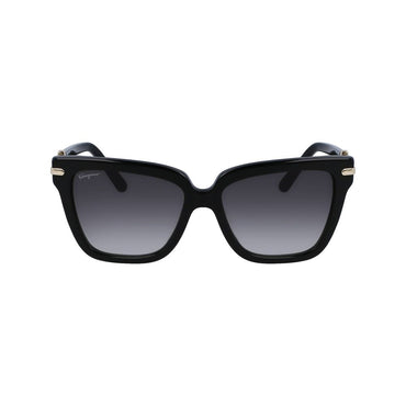 Ferragamo Black Acetate Sunglasses
