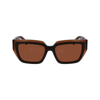 Ferragamo Brown Acetate Sunglasses