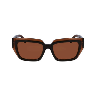 Ferragamo Brown Acetate Sunglasses