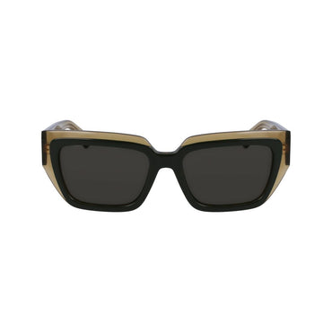 Ferragamo Green Acetate Sunglasses