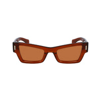 Ferragamo Brown Acetate Sunglasses