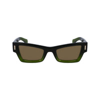 Ferragamo Green Acetate Sunglasses