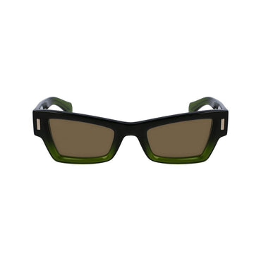 Ferragamo Green Acetate Sunglasses