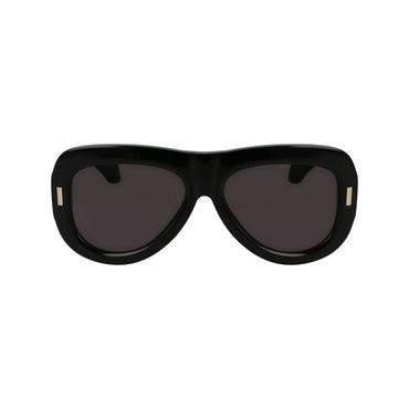 Ferragamo Black Acetate Sunglasses