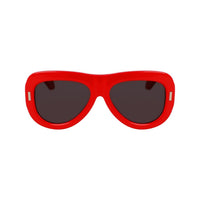 Ferragamo Red Acetate Sunglasses