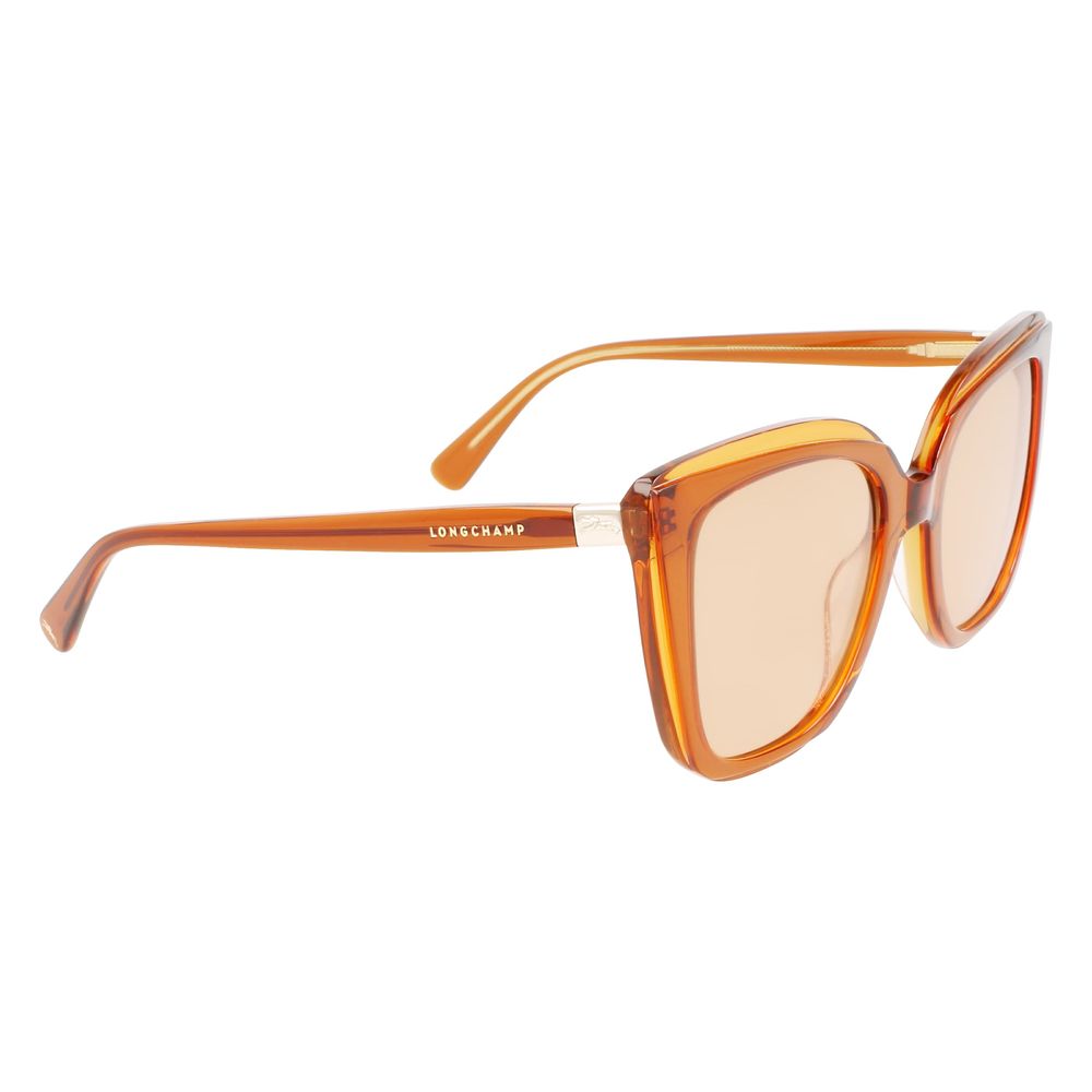 Longchamp Orange Acetate Sunglasses