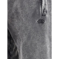Diesel Gray Cotton Casual Pants