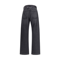 Margiela Black Cotton High-Waisted Jean