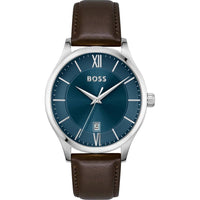 Hugo Boss Brown Leather Dress Watch
