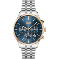 Hugo Boss Gray Stainless Steel Dress Watch