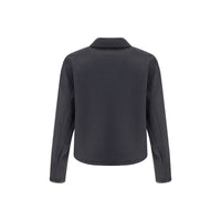 Prada Black Fleece Wool Jackets And Coat