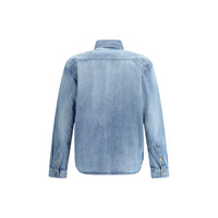Saint Laurent Blue Denim Shirt