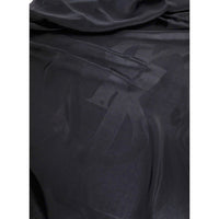 Saint Laurent Black Silk Scarf