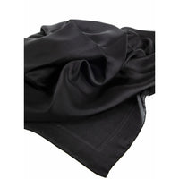 Saint Laurent Black Silk Scarf