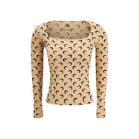 Marine Serre Multicolor Polyamide Top