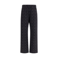 Marine Serre Gray Cotton Athletic Pants