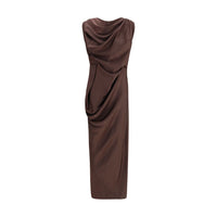 Vivienne Westwood Brown Polyester Cocktail Dress