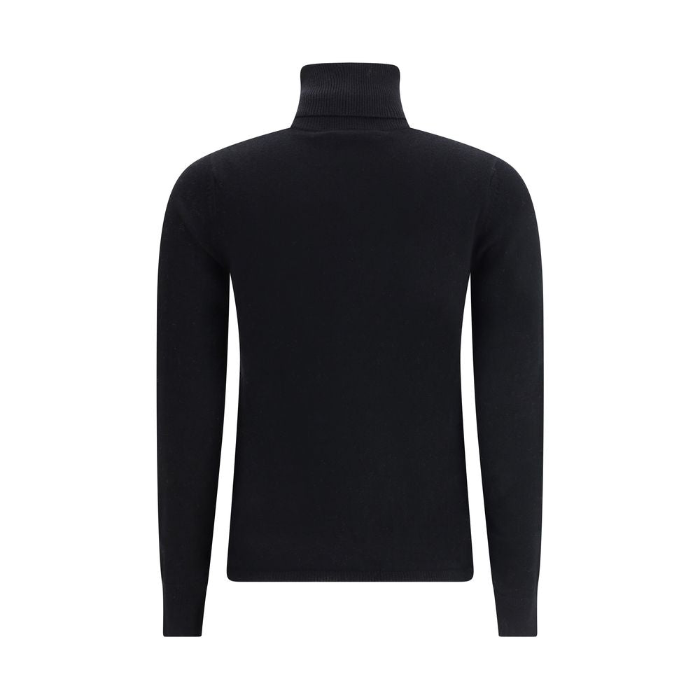 Max Mara Black Wool Turtleneck