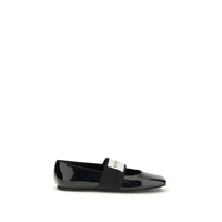 Givenchy Black Leather Ballet Flats