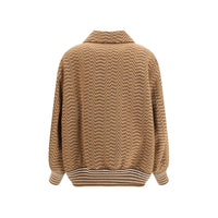 Missoni Brown Wool Bomber