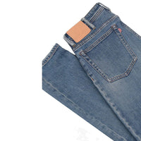 Acne Studios Blue Cotton Skinny Jeans
