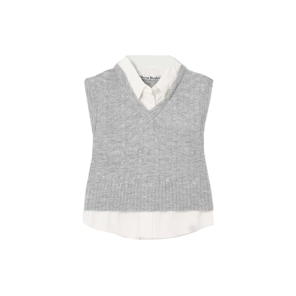 Acne Studios Gray Marabou Waistcoat