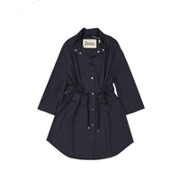 Herno Black Polyamide Coat