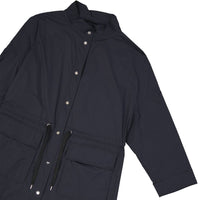 Herno Black Polyamide Coat