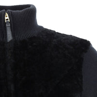 Loewe Black Lamb Fur Clothing