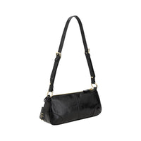 Prada Black Calf Leather Bos Taurus Shoulder Bag