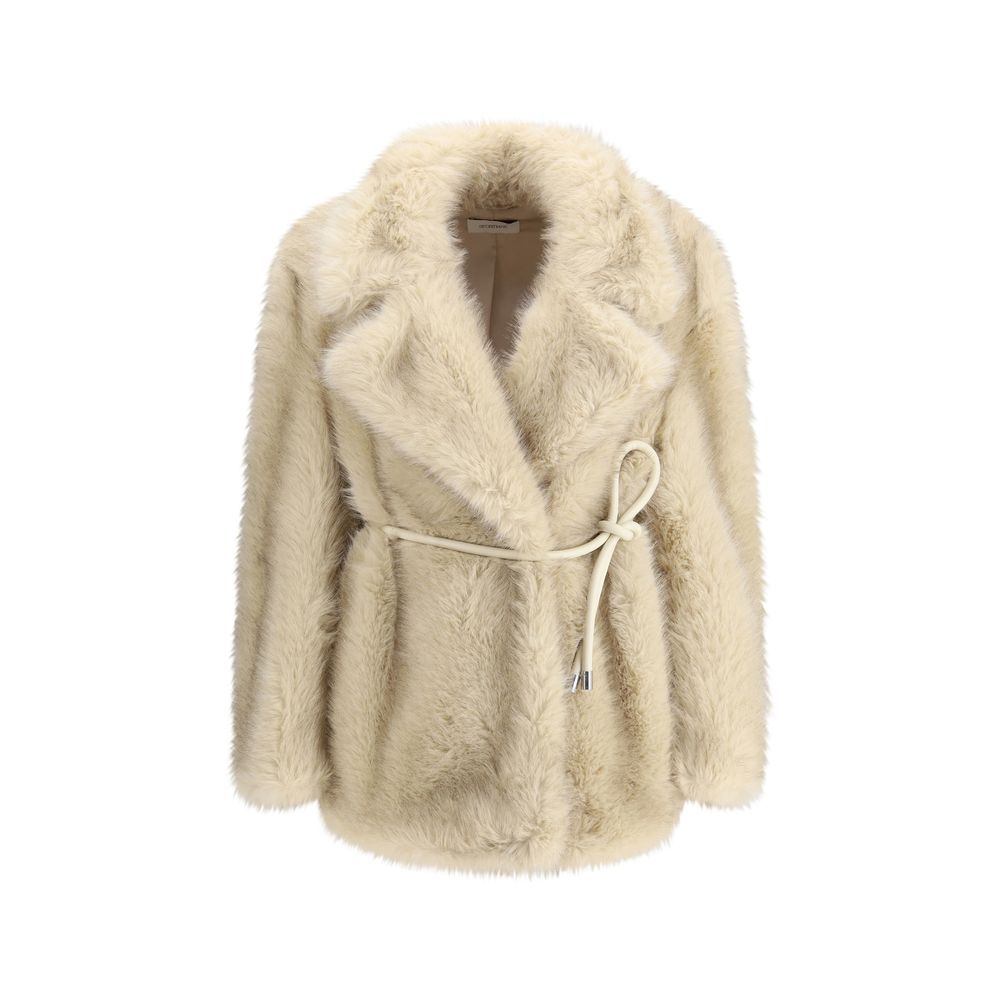 Max Mara Beige Polyester Coat