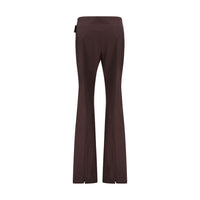 Max Mara Purple Polyester Dress Pants