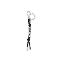 Prada Black Recycled Polyamide Keychain