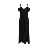 Saint Laurent Black Viscose Casual Dress