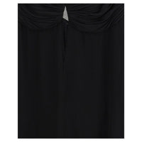 Saint Laurent Black Viscose Casual Dress