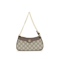 Gucci Beige Cotton Shoulder Bag