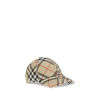 Burberry Beige Cotton Cap (Baseball Hat)