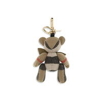 Burberry Beige Cashmere Keychain