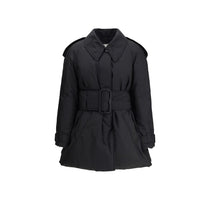 Burberry Black Polyester Coat