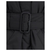 Burberry Black Polyester Coat